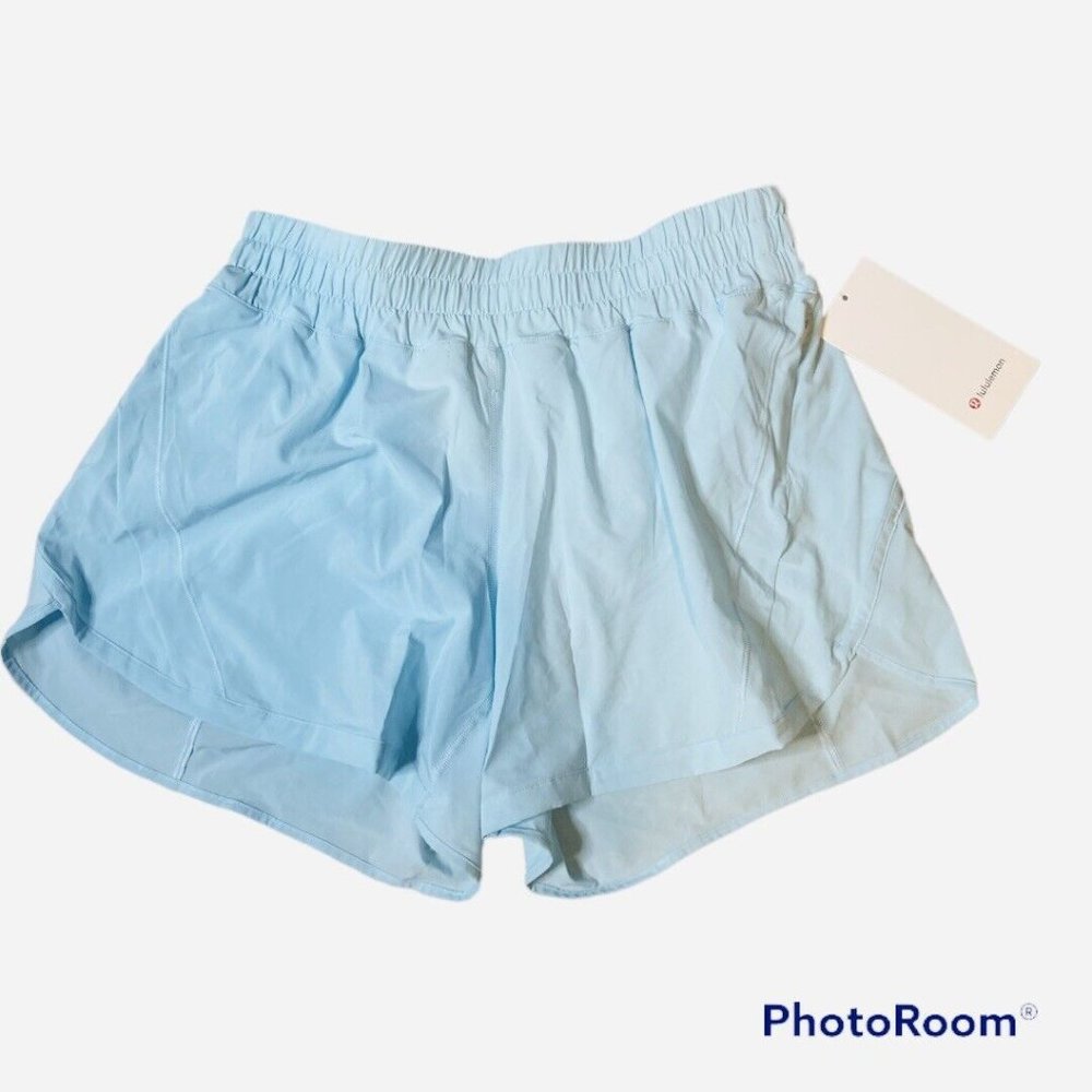 Lululemon Track That MR Shorts “5 Blue Glow Lined Size 12